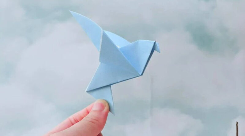 Een origami tegen de pijn